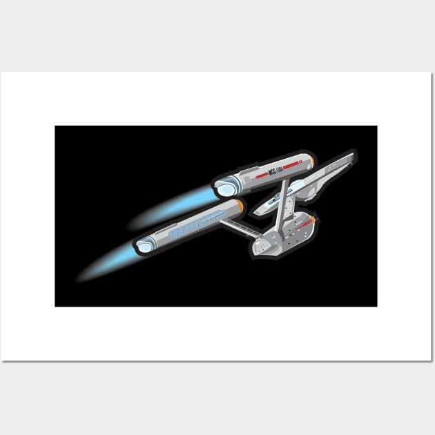 Enterprise Classic Wall Art by LaughingDevil